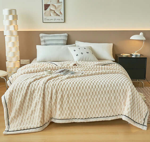 Ultraweiche Kuscheldecke - Wohlfühldecke für Gemütlichkeit