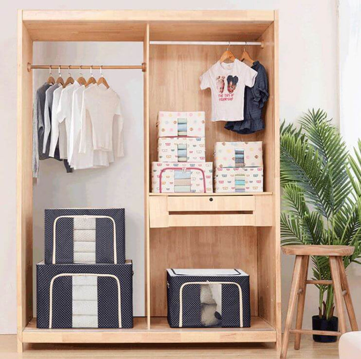 Große Kleideraufbewahrungsbox Oxford-Gewebe