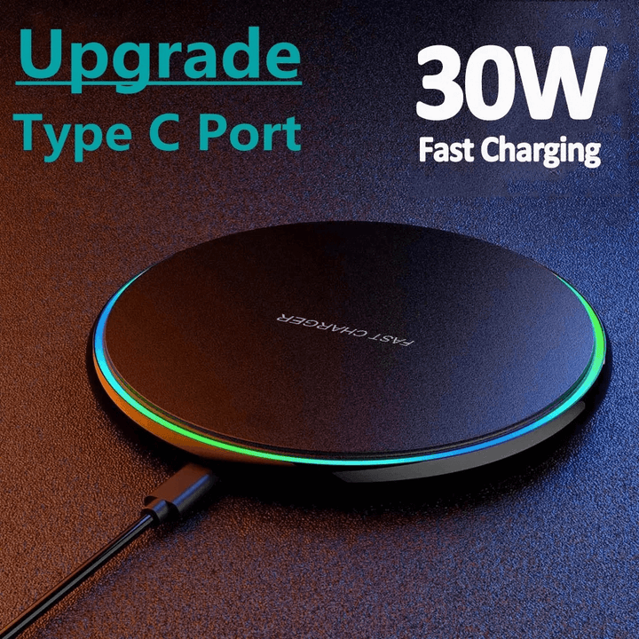 30W Induktionsladegerät Schnellladestation für Smartphones