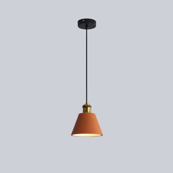 Moderne LED Pendelleuchte im Morandi-Stil