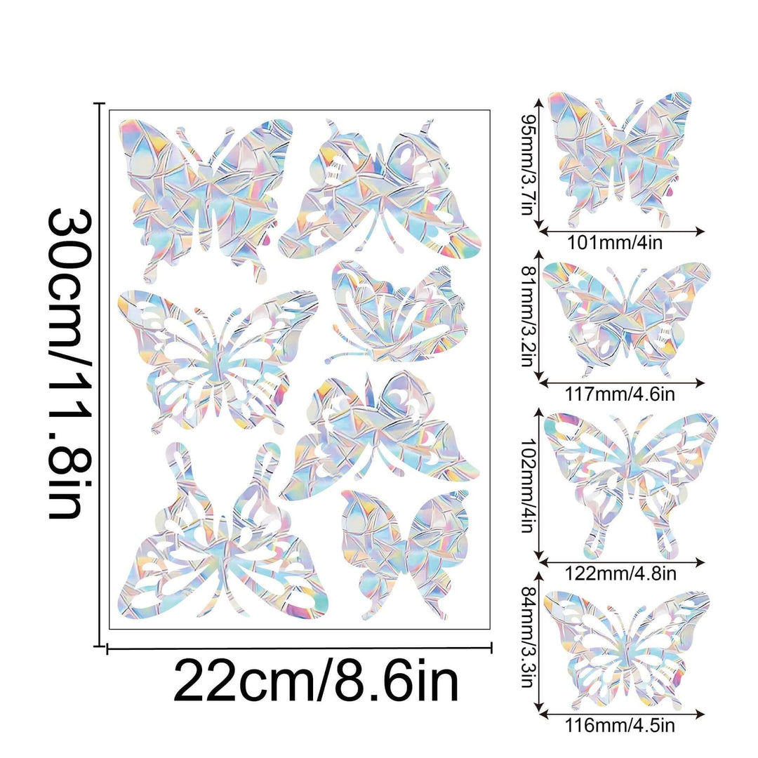 Regenbogen-Fensterdeko - Selbstklebend, Bunt, Dekorativ