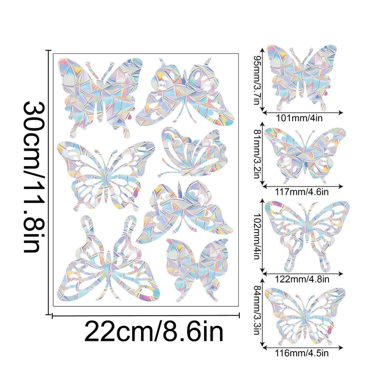 Regenbogen-Fensterdeko - Selbstklebend, Bunt, Dekorativ