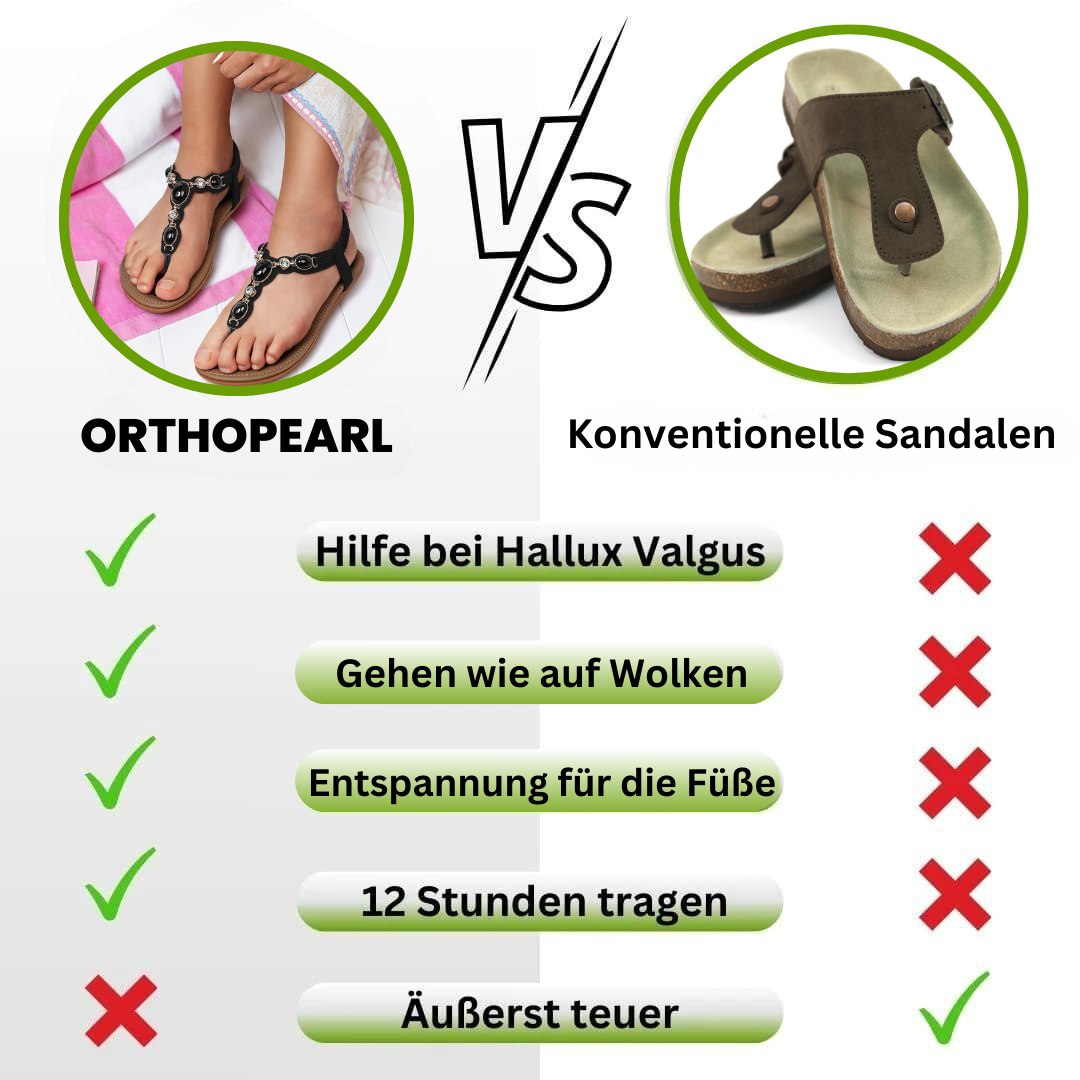 Bequeme, ergonomische Sandalen in Aprikose mit rutschfester Sohle zur Förderung der Fußgesundheit auf hellem Hintergrund.
