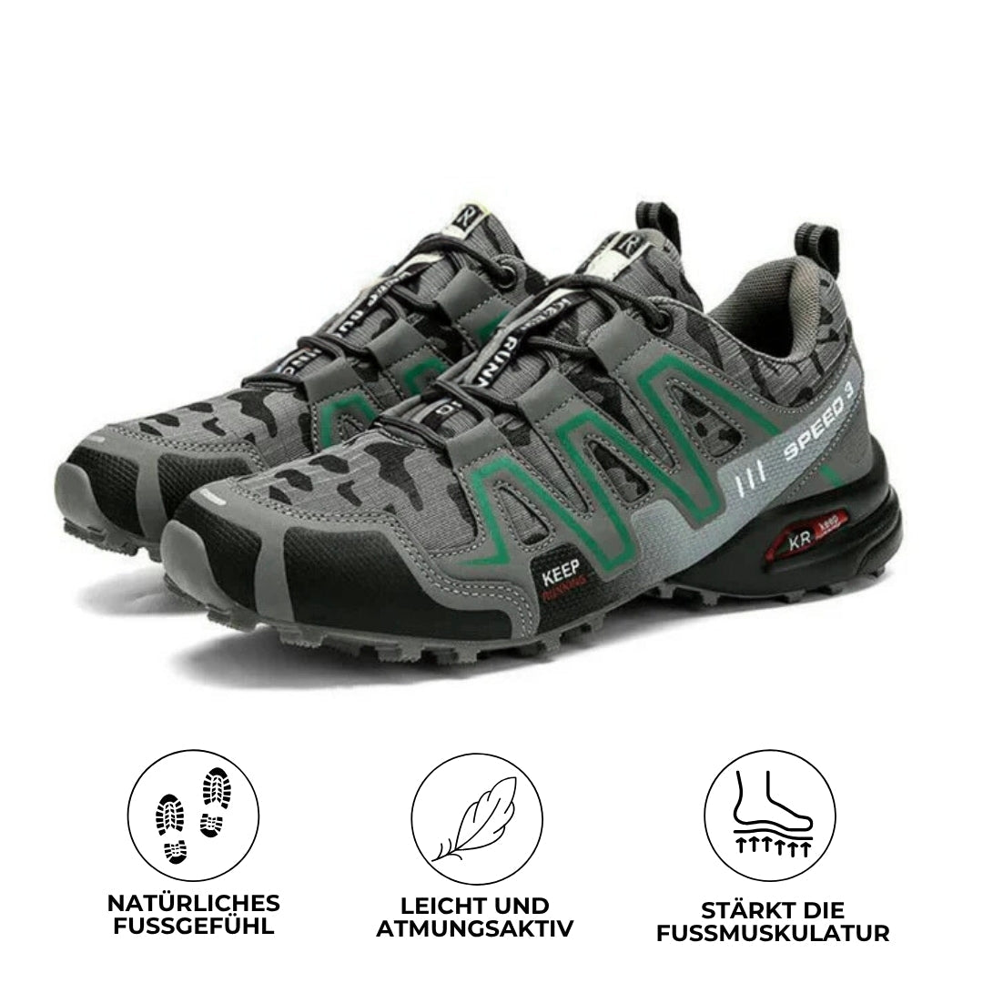 "Bequeme Outdoor Wanderschuhe für Damen, rutschfeste Sohle, ergonomisches Design, atmungsaktives Material, braun"