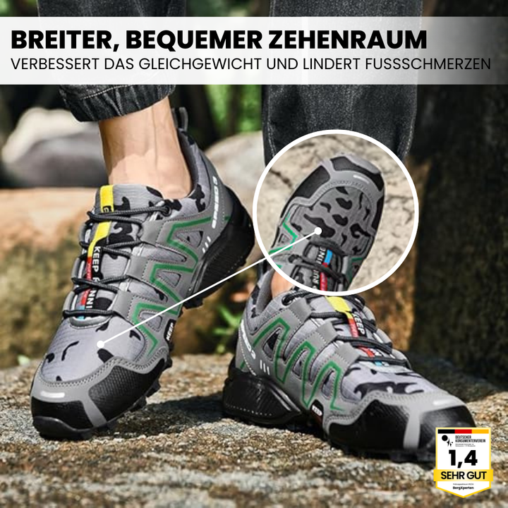 "Bequeme Outdoor Wanderschuhe für Damen, rutschfeste Sohle, ergonomisches Design, atmungsaktives Material, braun"
