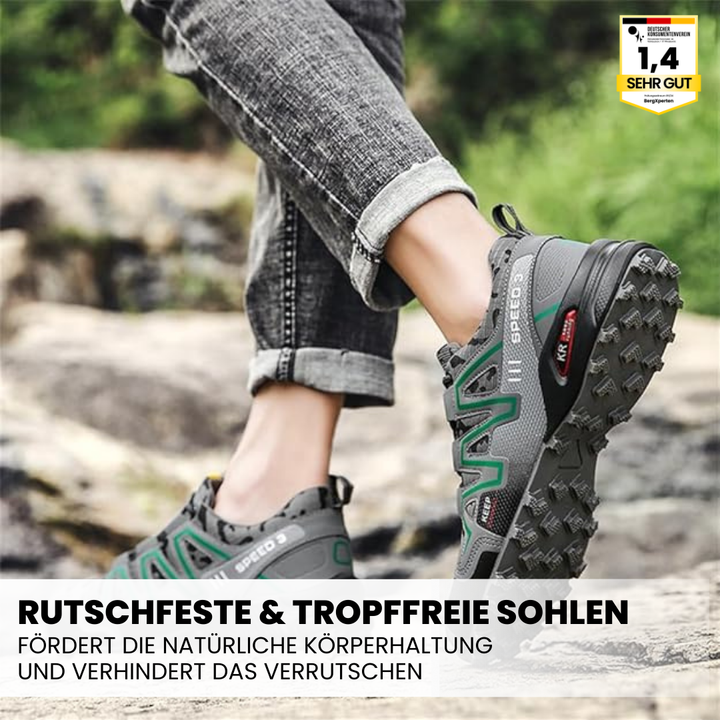 "Bequeme Outdoor Wanderschuhe für Damen, rutschfeste Sohle, ergonomisches Design, atmungsaktives Material, braun"