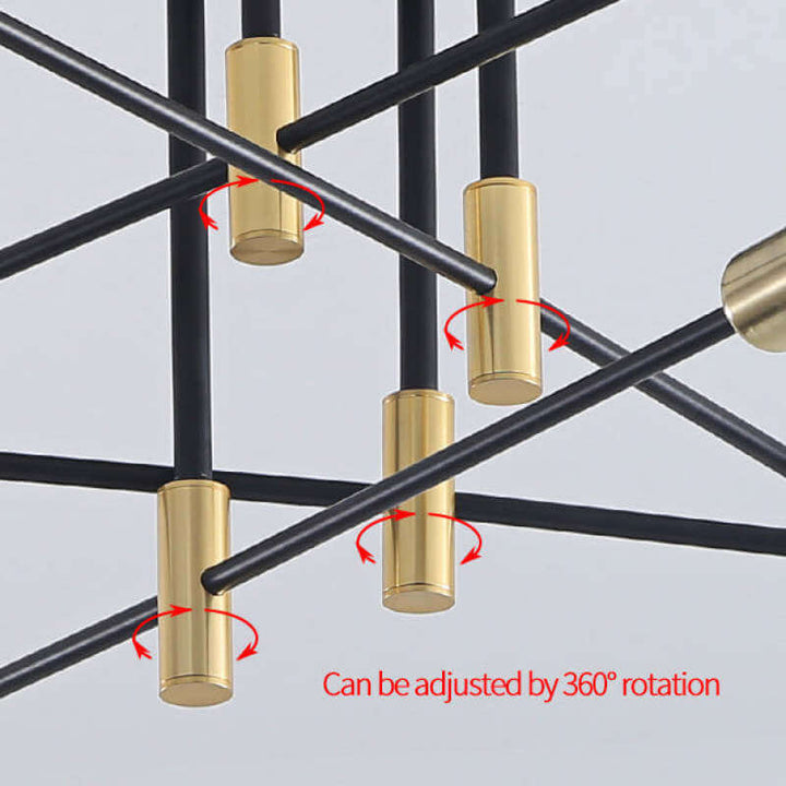 Moderne LED-Deckenleuchte