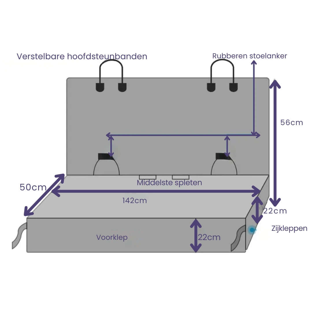 Wasserdichte Autoschondecke für Hunde