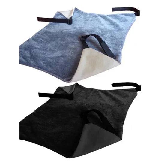 Cozy cat hammock bed in black, a space-saving and washable pet accessory, ideal for feline relaxation.