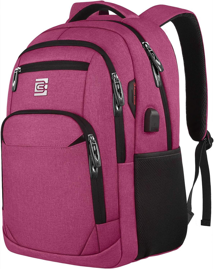 Slim men's anti-theft backpack, perfect for a 15-inch laptop & essentials.