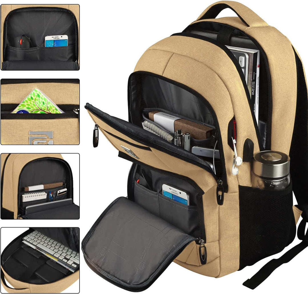 Everyday carry anti-theft backpack, combining security, style, and utility.