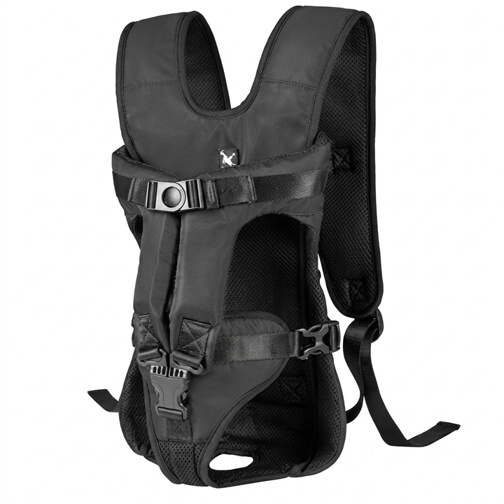 Secure pet dog carrier backpack. Breathable for small & medium dogs during travel, hiking, & daily adventures.