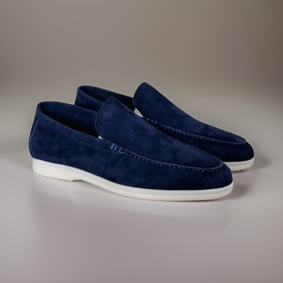 Elegant men's classic loafers, comfortable slip-on shoes for all-day wear.