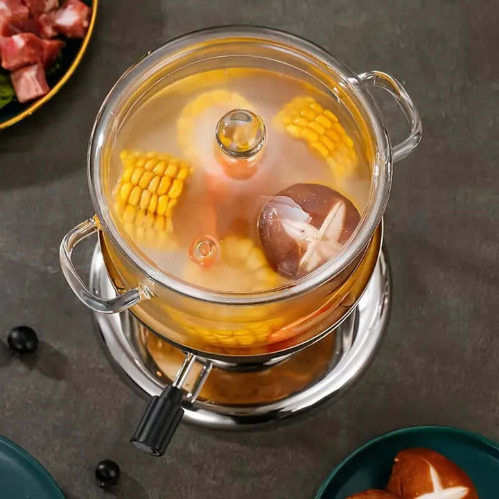 Glas-Kochtopf 1360ml - Hitzebeständig & Transparent