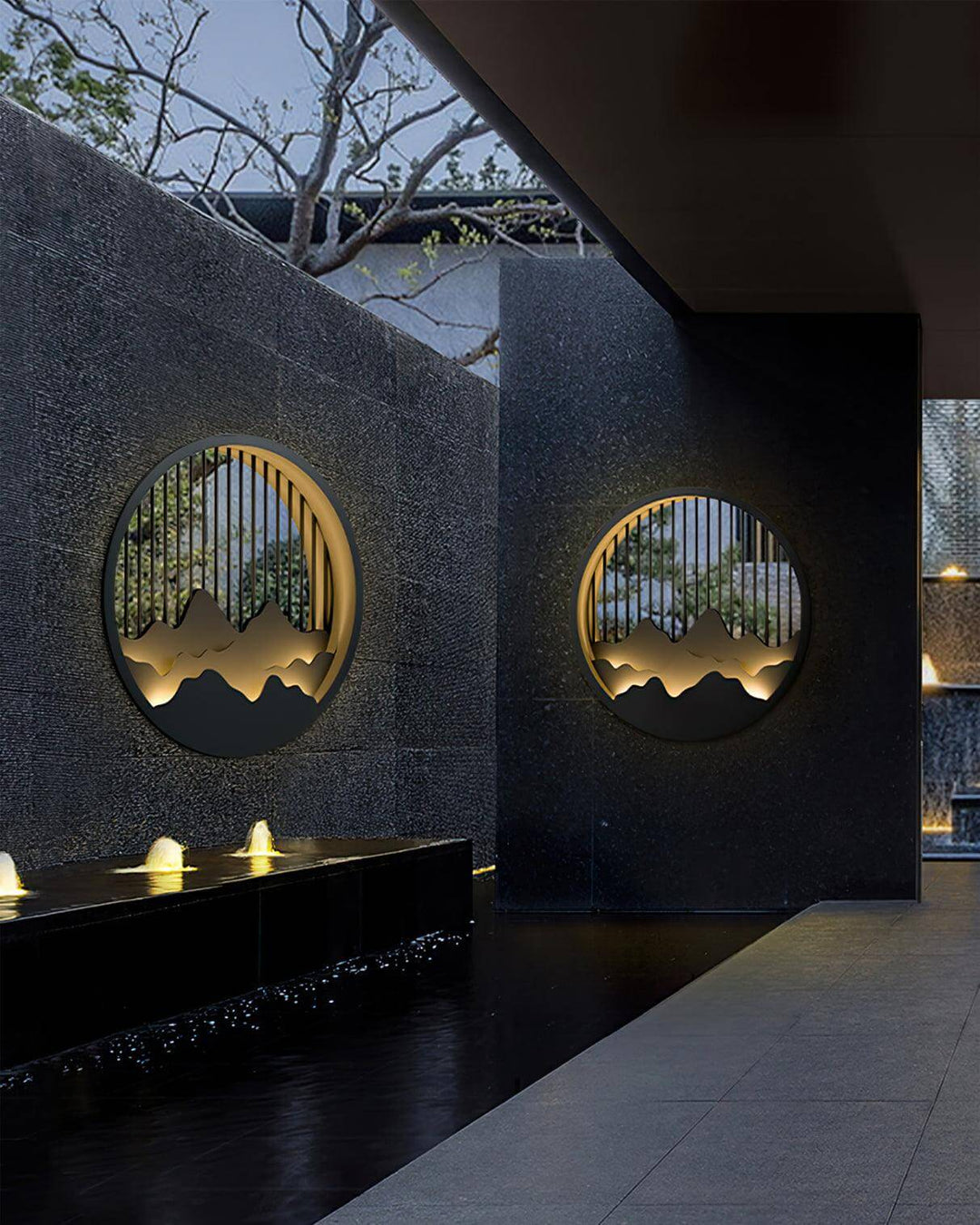 LED-Wandleuchte Außen, Wasserdicht, Modernes Design