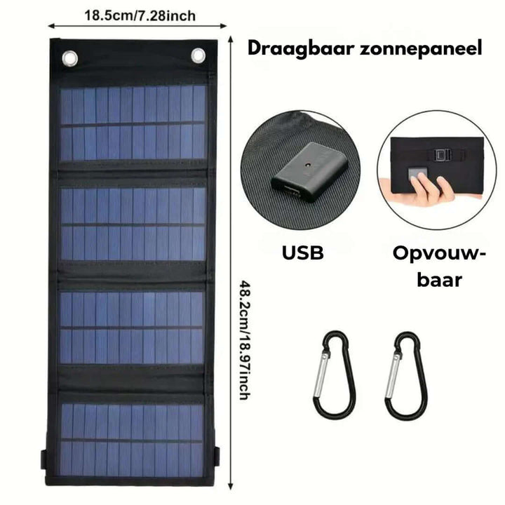 Tragbare Faltbare Solar Powerbank - Outdoor Ladegerät