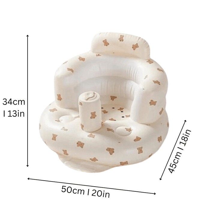 Baby-Sitzsack mit Rückenstütze - Sicher & bequem