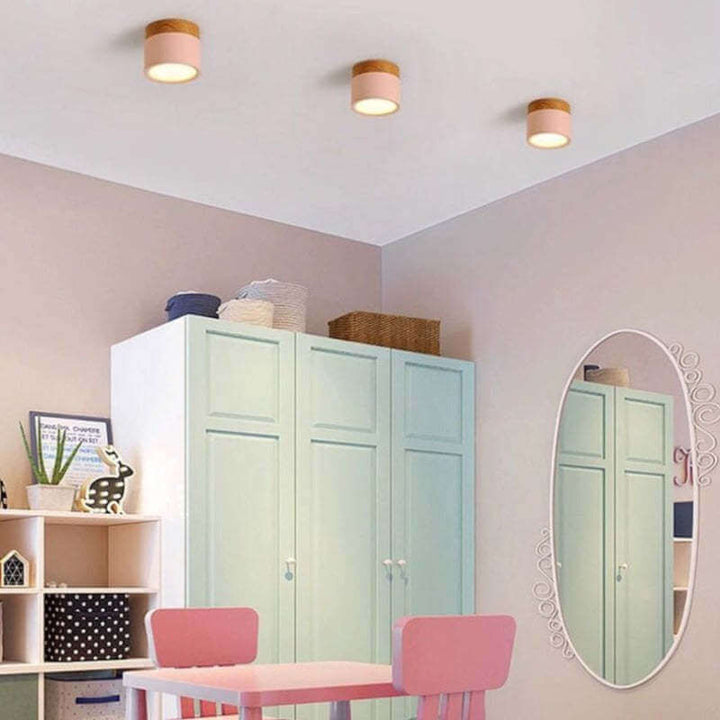 Moderne LED Deckenleuchte, Morandi Stil