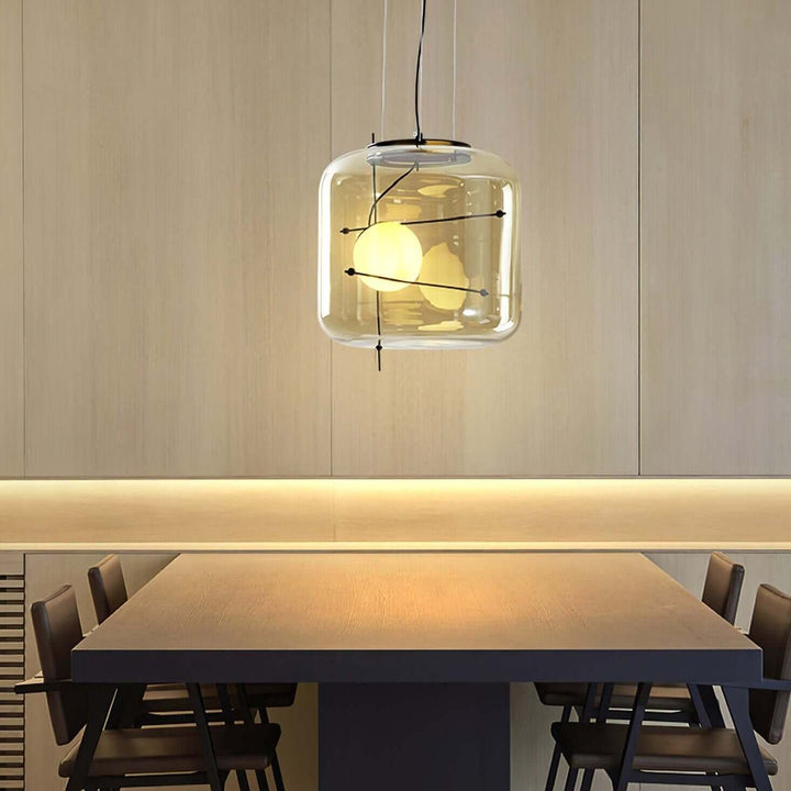 Moderne Glas Pendelleuchte Ø 30cm