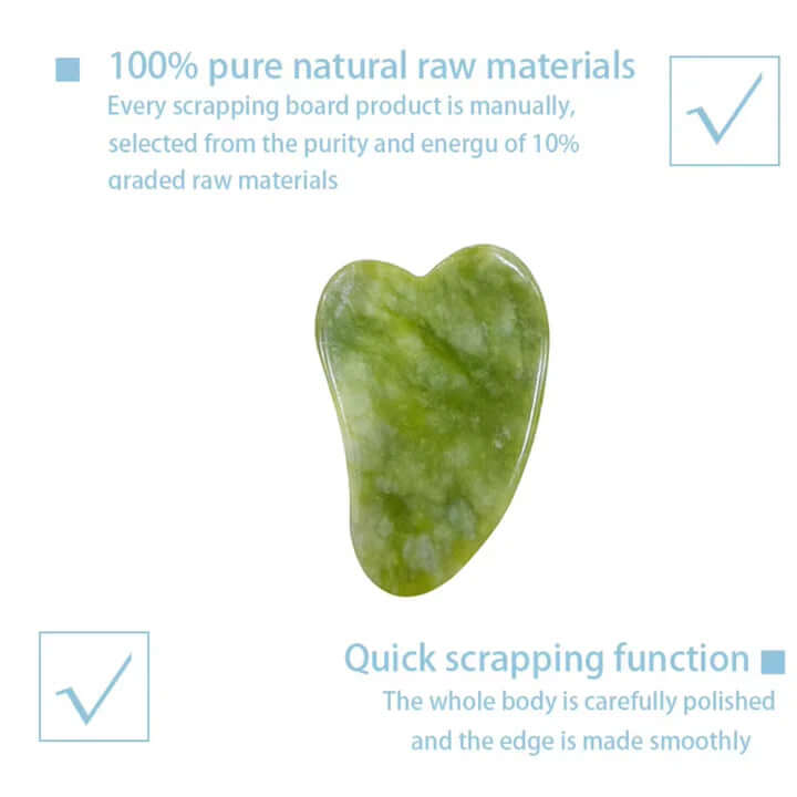 Gesichtsroller & Gua Sha Set - Für strahlende Haut