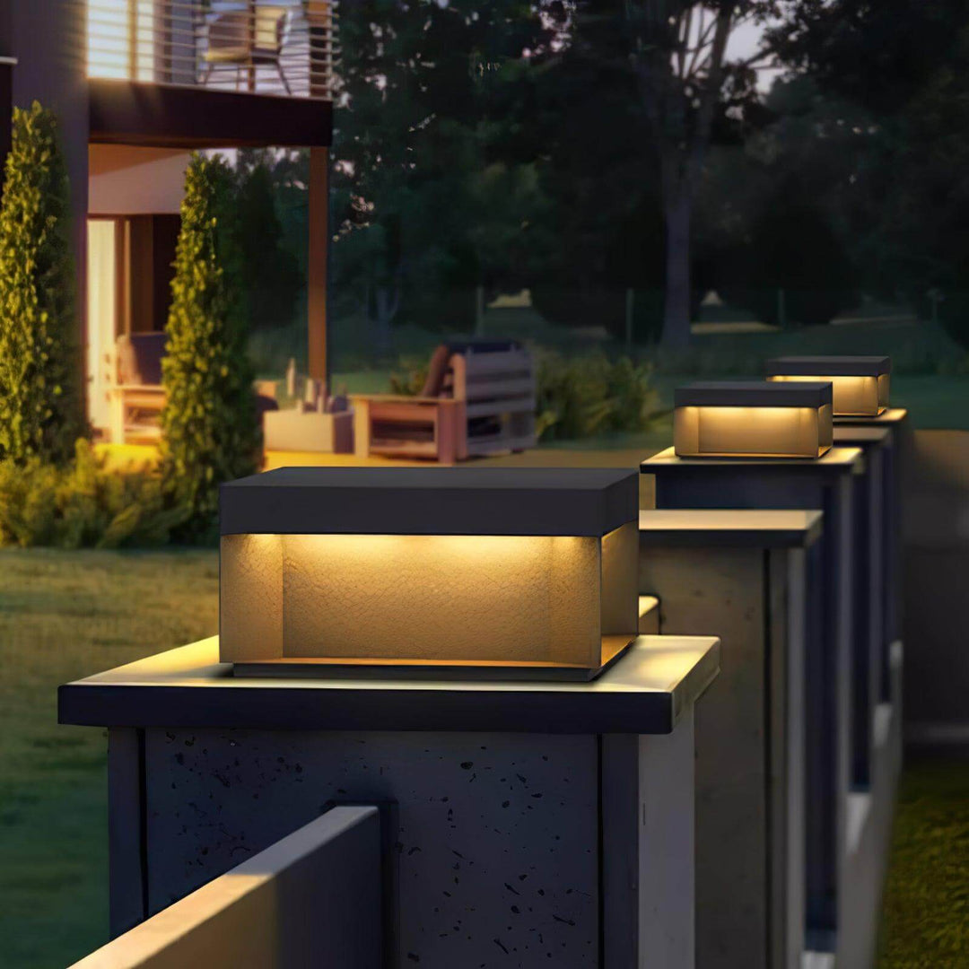 Solar-Außenpfostenleuchte - wetterfest