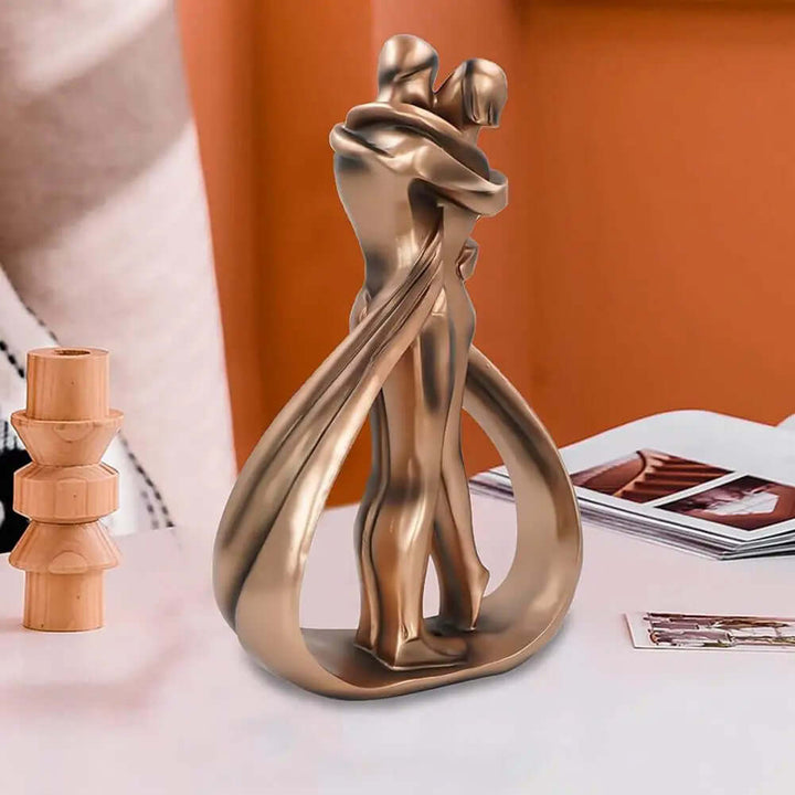 Umarmende Figuren Skulptur Seraphina Harz