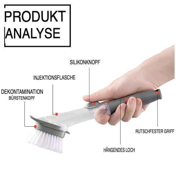 Spülbürste mit Seifenspender - Küchenhelfer
