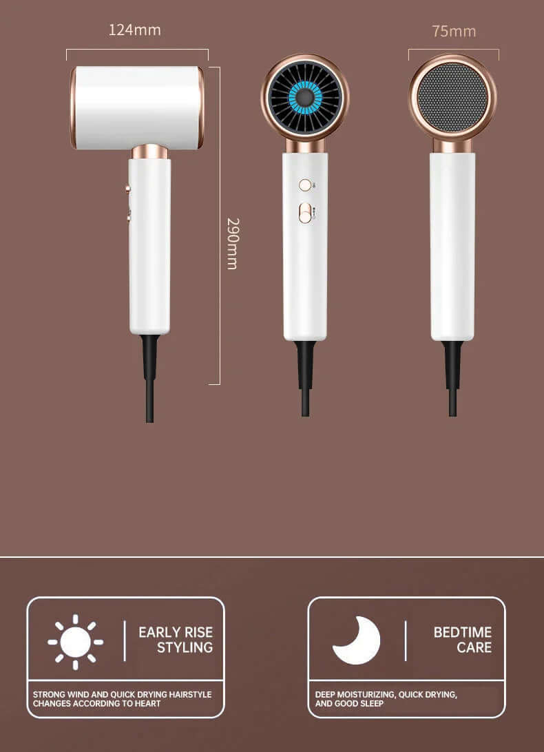 2400W Haartrockner mit Ionen-Technologie - Schnelltrocknend & schonend