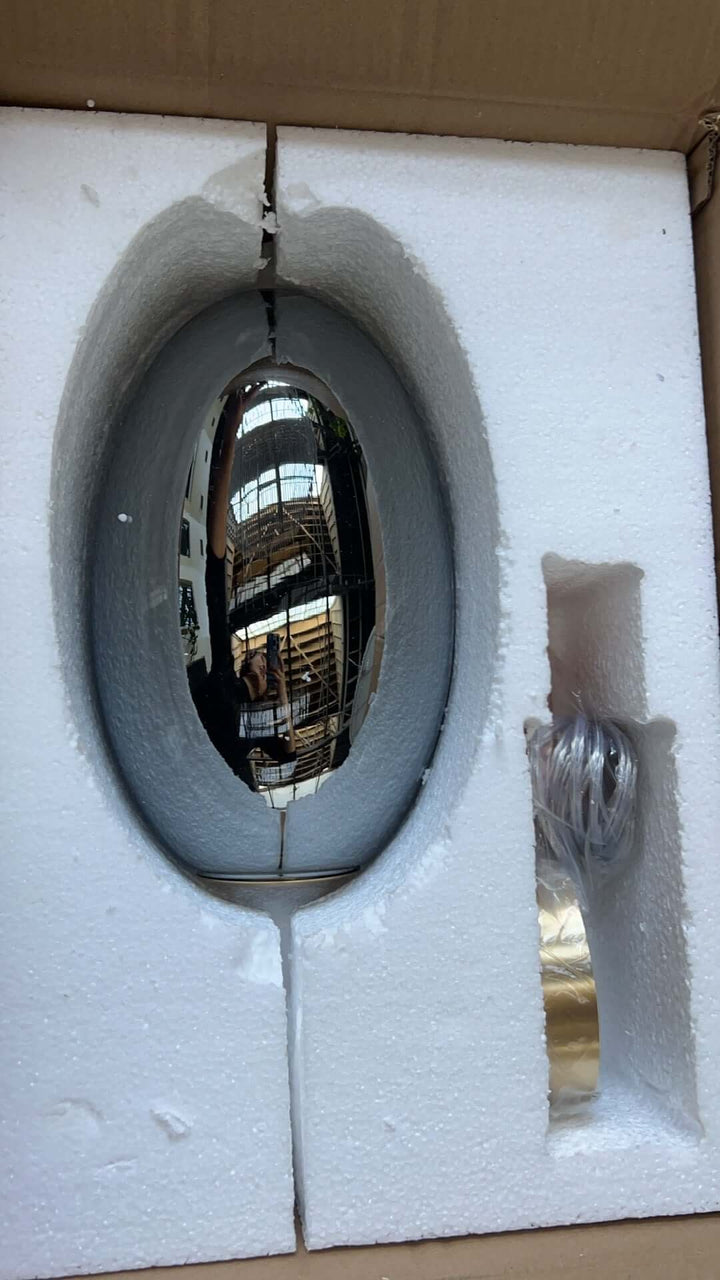 Moderne Glas-Pendelleuchte Sternenhimmel Grau