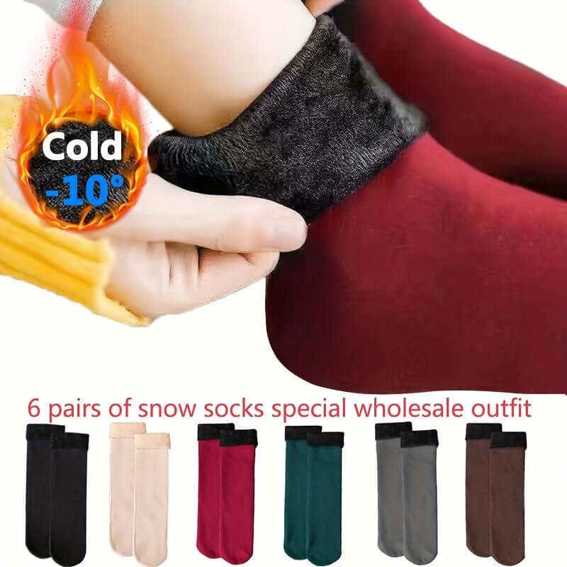 6 Paar Winter Thermo Socken