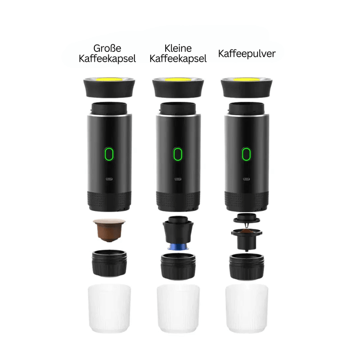 Tragbare Espressomaschine, Espresso überall