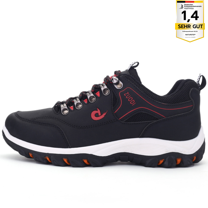 Camouflage orthopädischer Wanderschuh mit stoßdämpfender Sohle und ergonomischem Design für unisex Komfort.