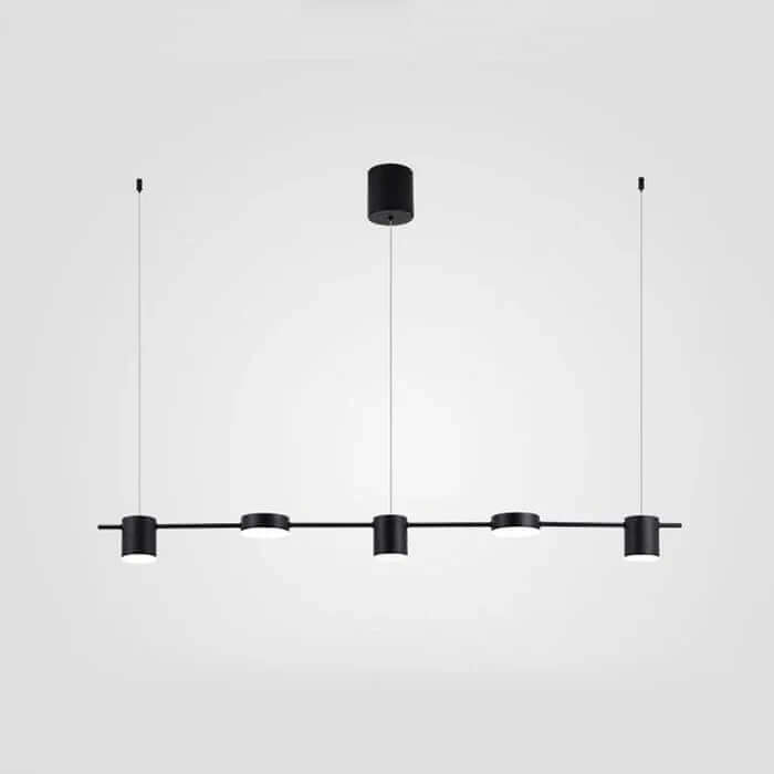 Moderne LED Pendelleuchte Aluminium Trommel Design