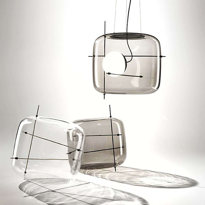 Moderne Glas Pendelleuchte Ø 30cm