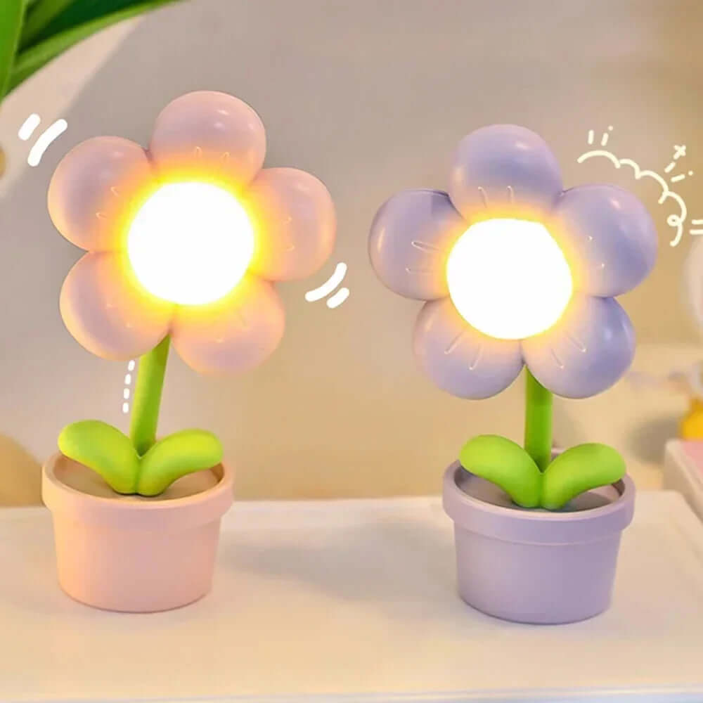 LED Blume Tischlampe - Stimmungslicht Dekolampe