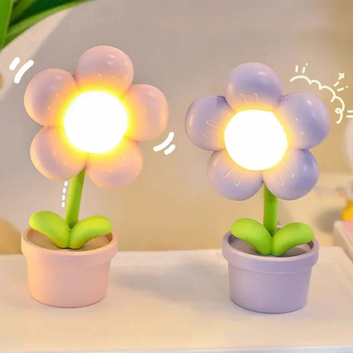LED Blume Tischlampe - Stimmungslicht Dekolampe