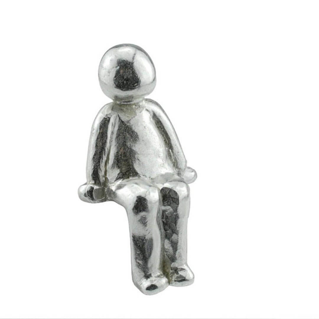 Familienskulptur Einheit Silber