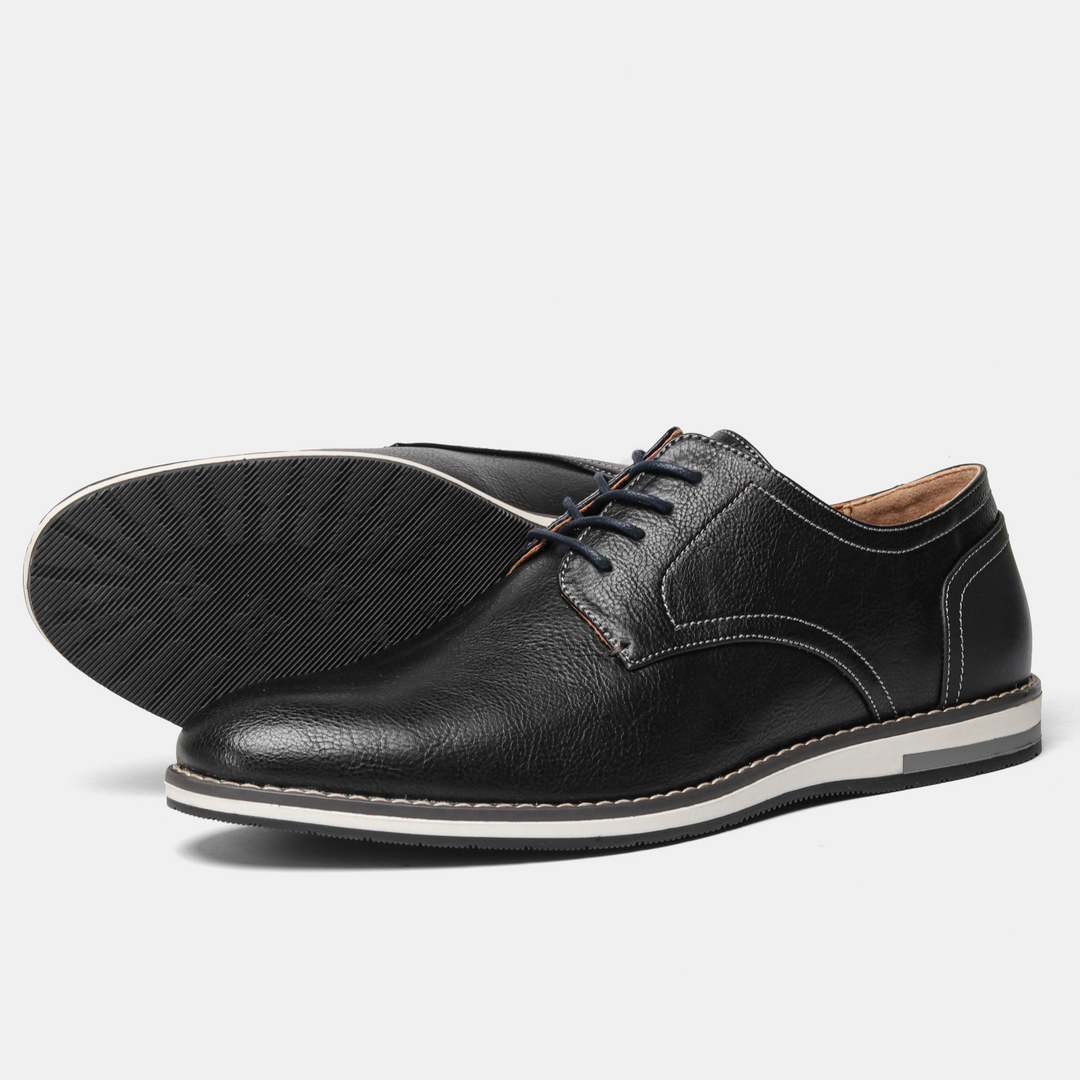Essential men's formal Derby shoes, offering classic style and professional comfort for business wear.