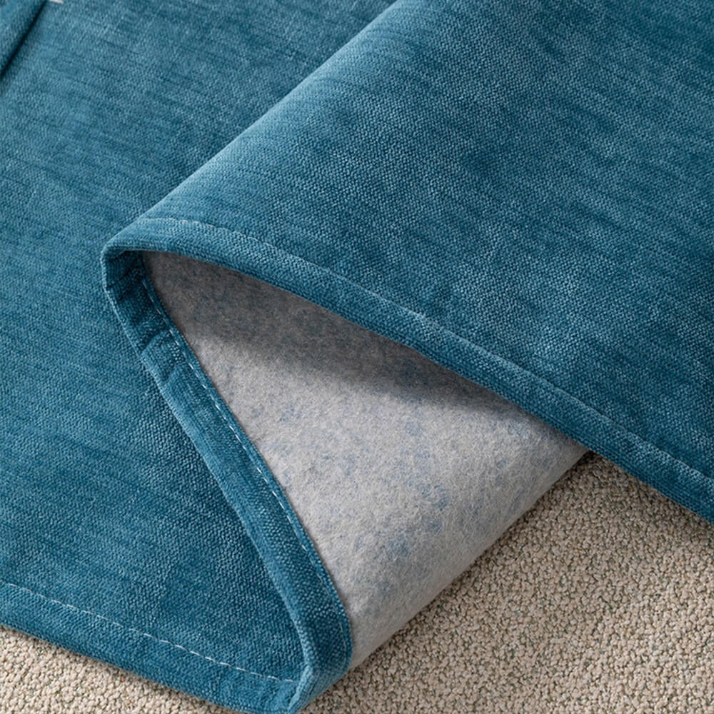 Unisex chenille armrest slipcover for sofas, with convenient storage organization and pet-friendly features
