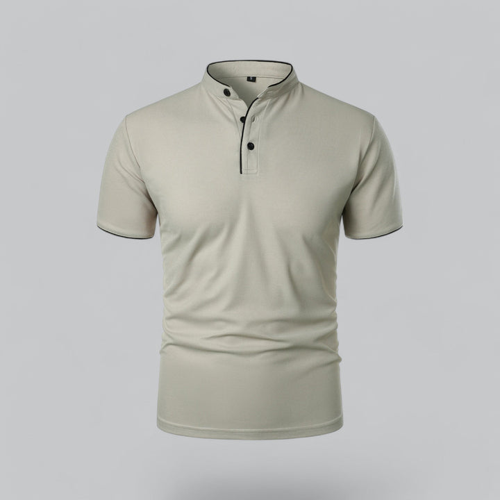 Versatile men's classic polo top, short sleeve, perfect for everyday casual wear.