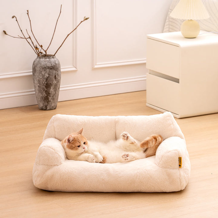 Designer pet bed, diamond accent, ideal for cats and small dogs seeking comfort