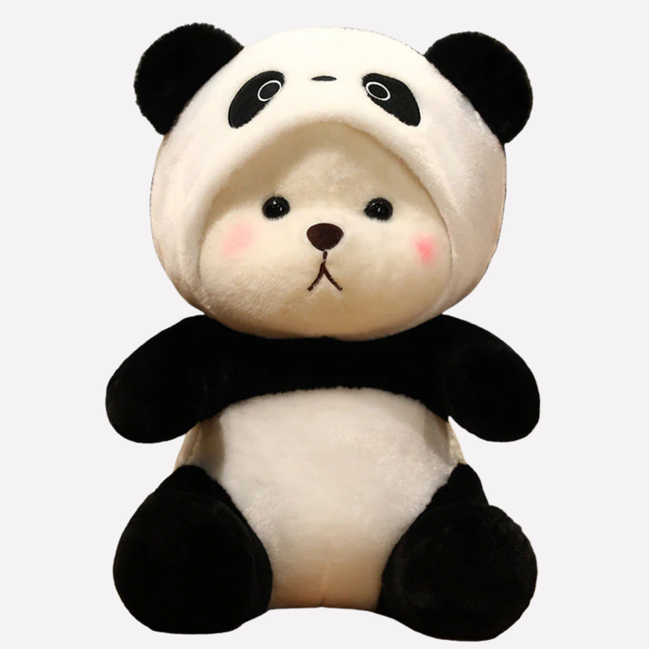 Delightful plush bear in a character costume, an ideal soft toy & cuddly children's gift for any occasion.