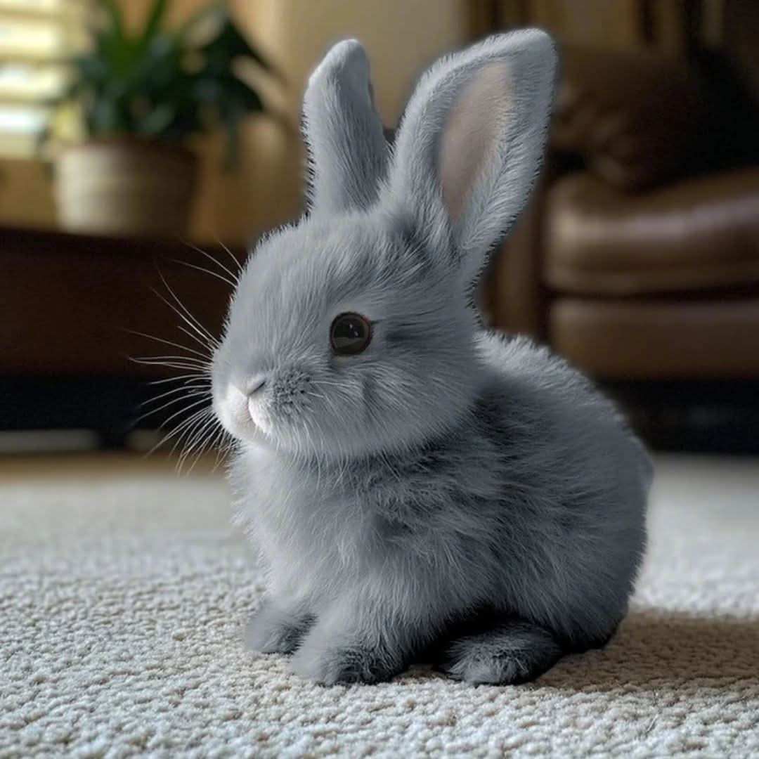 Close-up of a plush interactive bunny toy, great electronic animal toy for young children