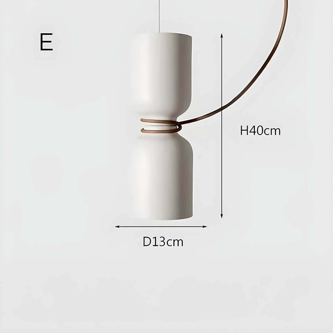 Geometrische LED Pendelleuchte Modernes Design