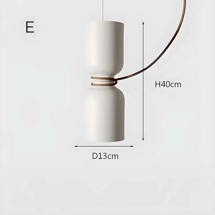 Geometrische LED Pendelleuchte Modernes Design