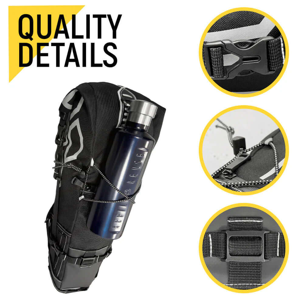 Große Wasserdichte Fahrradtasche - Viel Stauraum