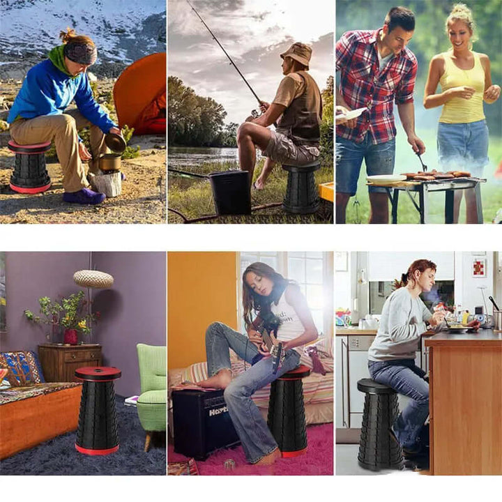 Tragbarer Klapphocker - kompakt & leicht