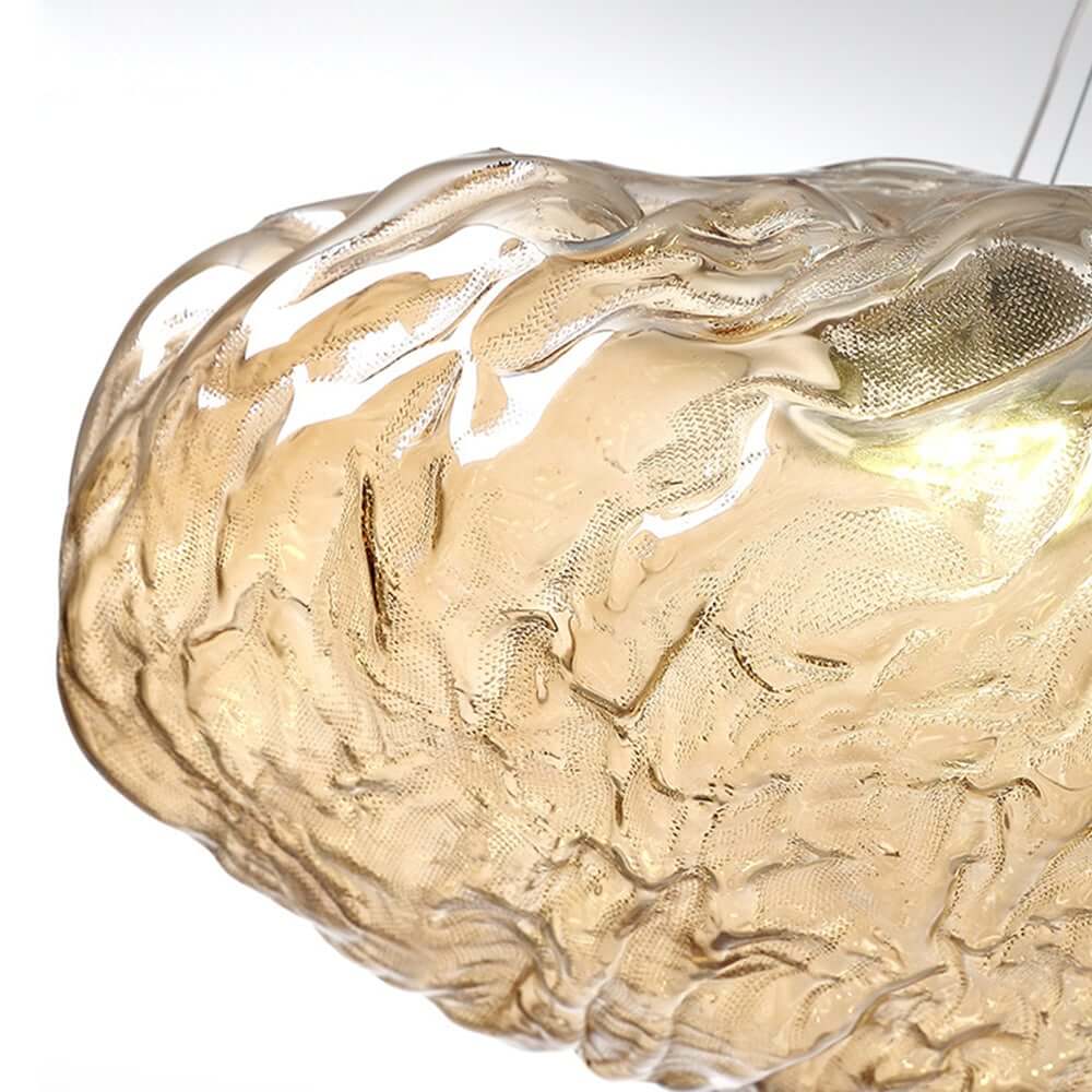 Minimalistische Glasblasen-Pendelleuchte