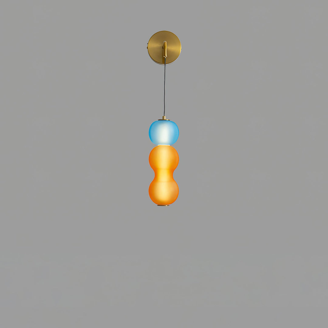 Elegante Wandleuchte mit Glockenorchideen