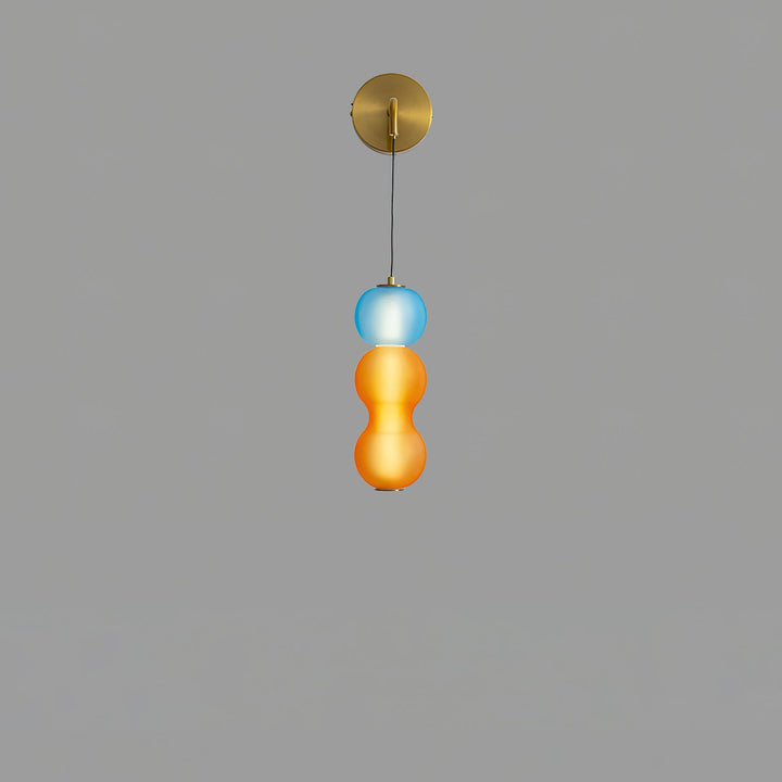 Elegante Wandleuchte mit Glockenorchideen